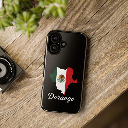 Durango Mexico Flag Map Phone Case | Mexican American Pride Tough Case for iPhone & Samsung