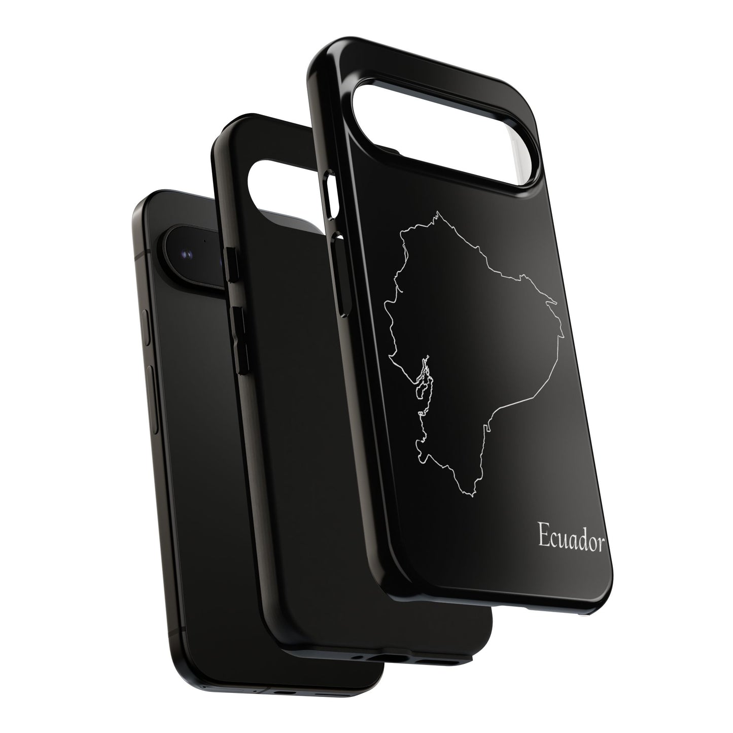 Ecuador Outline Phone Case – Minimal Country Map Tough Case (iPhone, Samsung, Pixel)