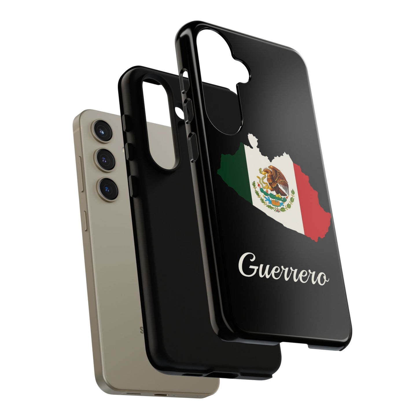 Guerrero Mexico Flag Map Phone Case | Mexican American Pride Tough Case for iPhone & Samsung