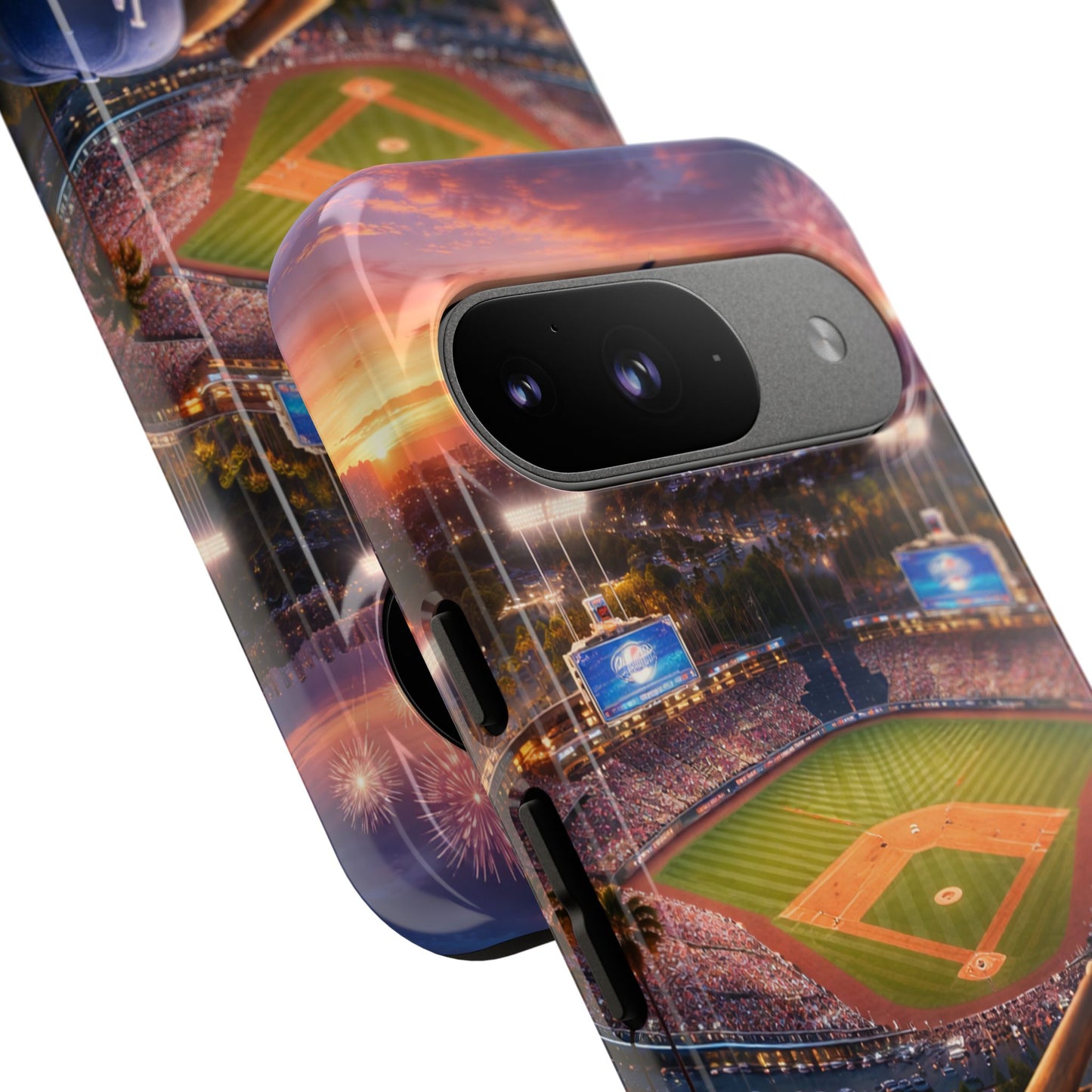 Baseball Sunset Stadium Phone Case LA Game Day Sports Aesthetic Case