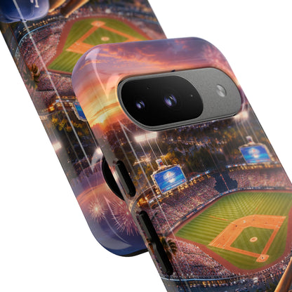 Baseball Sunset Stadium Phone Case LA Game Day Sports Aesthetic Case