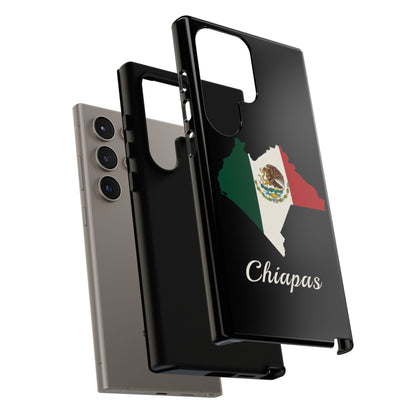 Chiapas Mexico Flag Map Phone Case | Mexican American Pride Tough Case for iPhone & Samsung