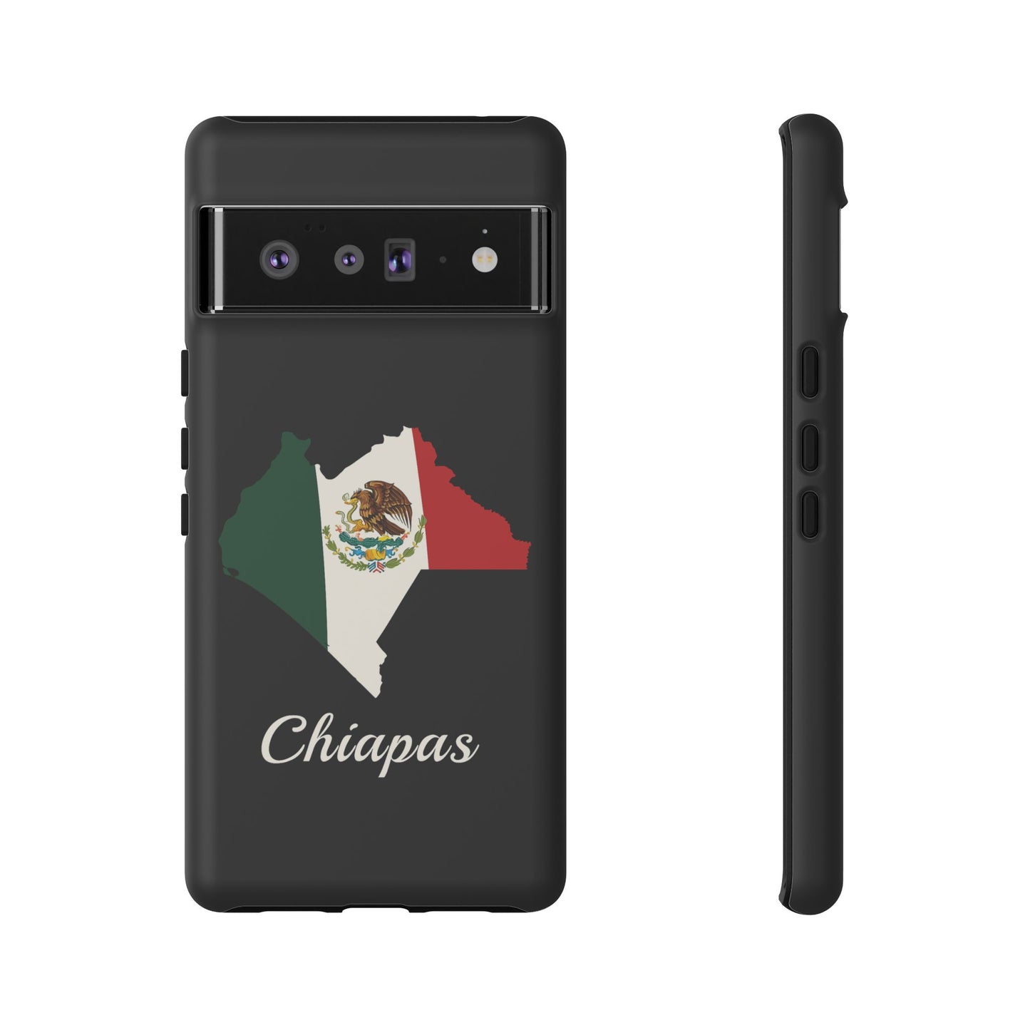 Chiapas Mexico Flag Map Phone Case | Mexican American Pride Tough Case for iPhone & Samsung