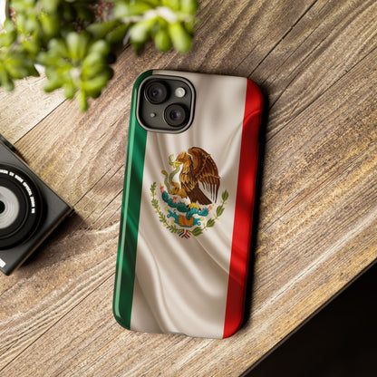 Mexico Flag Phone Case | Mexican Pride iPhone & Samsung Case | Tricolor Aesthetic Tough Protective Cover