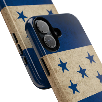 Honduras Flag Phone Case | Vintage Honduran Flag iPhone & Samsung Tough Protective Case