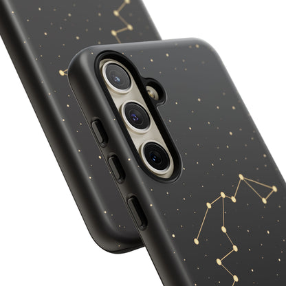 Aquarius Zodiac Constellation Phone Case – Luxe Gold Celestial Cover
