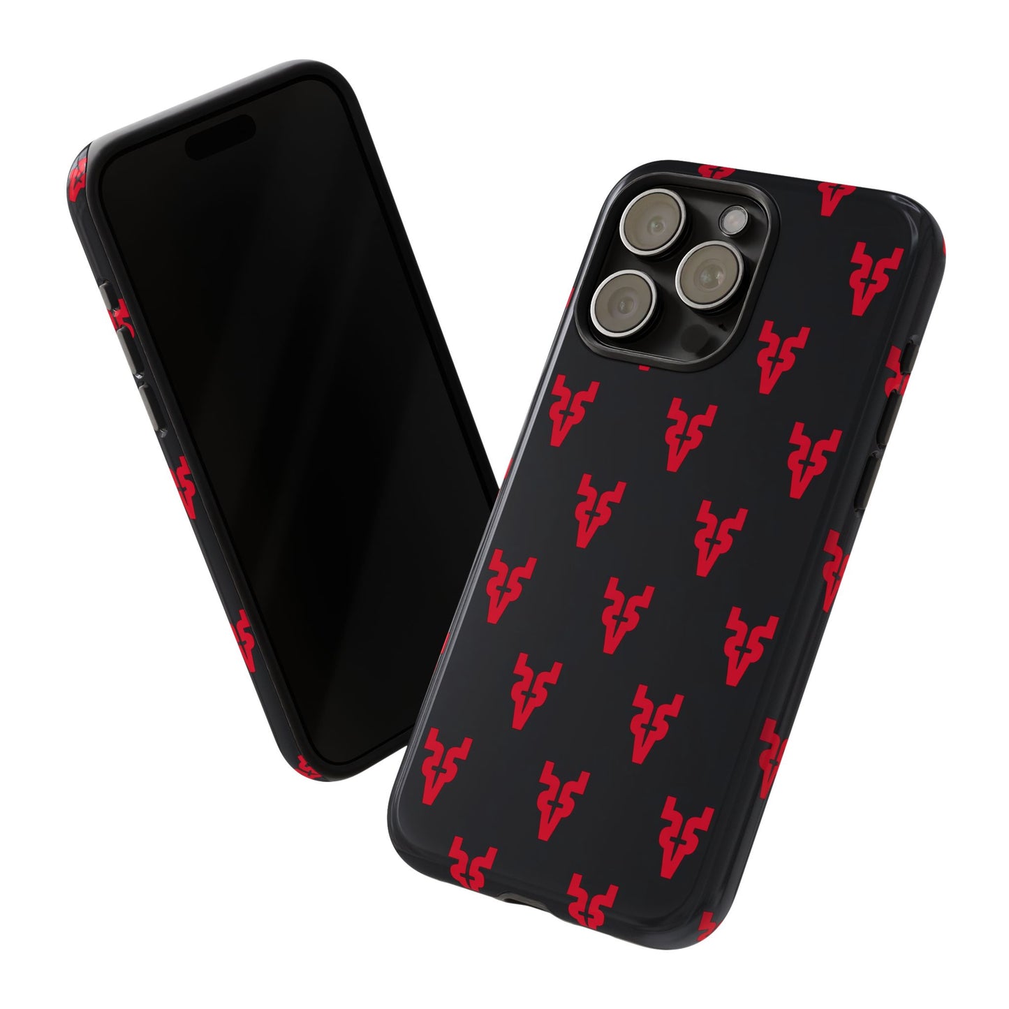 Mazatlán Bull Phone Case – Black Red Streetwear Tough Shockproof Cover