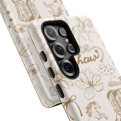 Western Cowgirl Phone Case for iPhone Samsung Galaxy Pixel Tough Case
