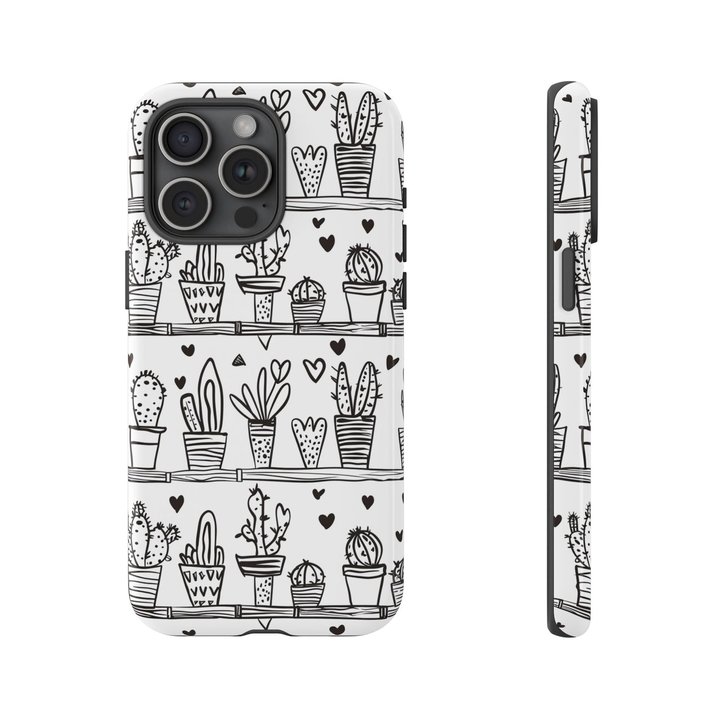Cactus Succulent Phone Case Cute Plant Aesthetic iPhone Samsung Cover