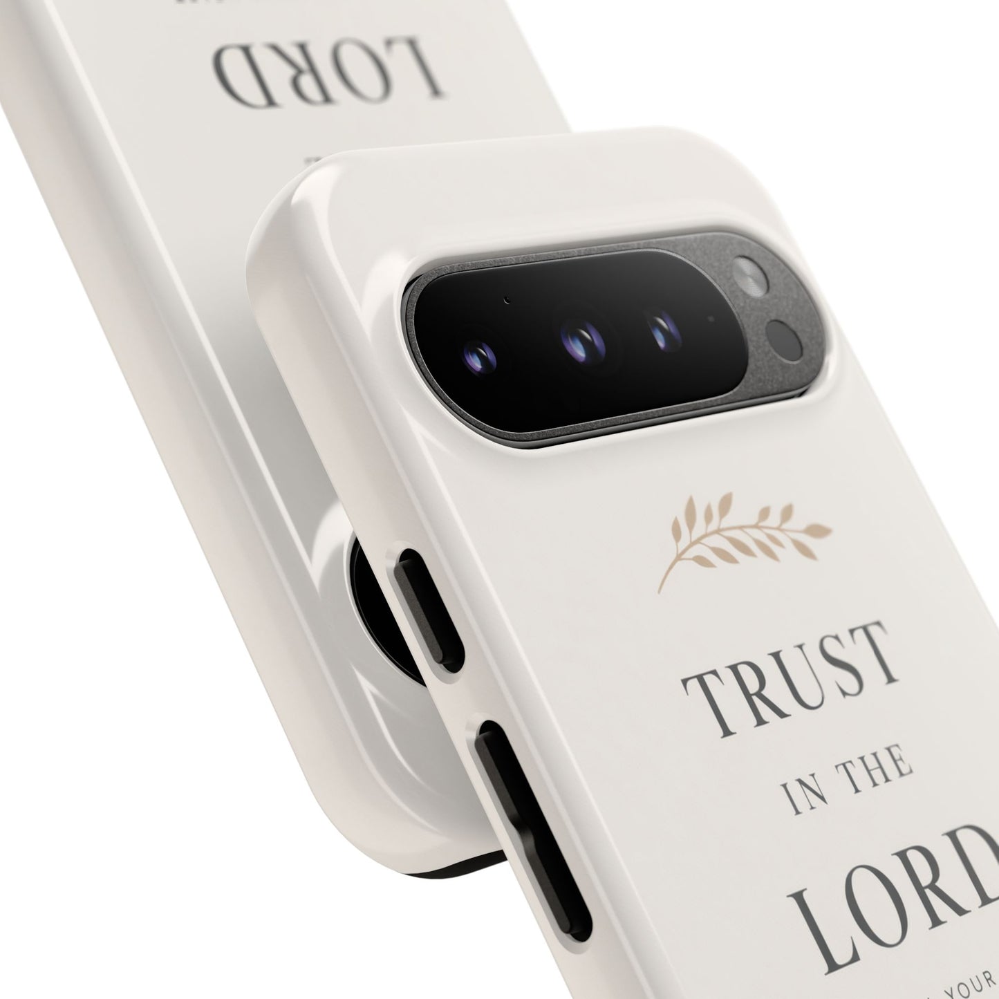 Proverbs 3:5 Christian Phone Case Trust in the Lord Minimalist Faith Cover
