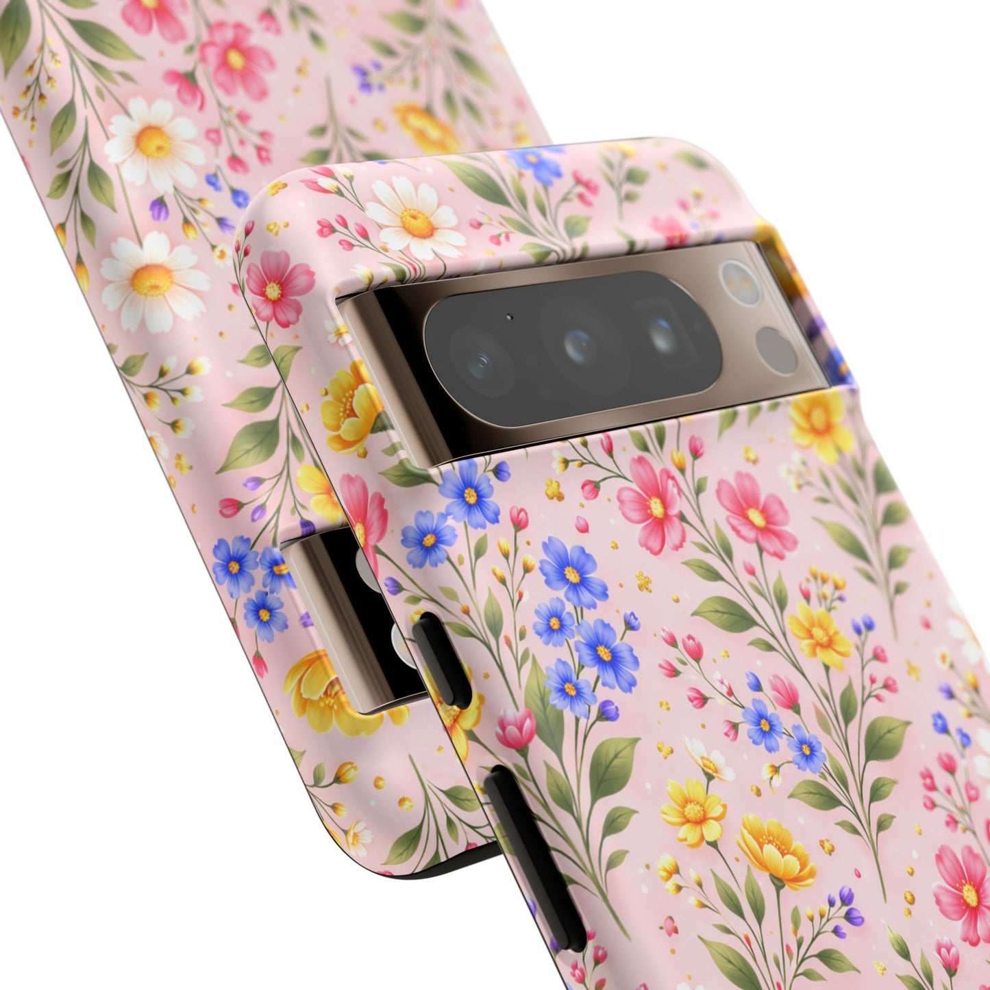 Wildflower Floral Phone Case Vintage Spring Meadow Tough Cover