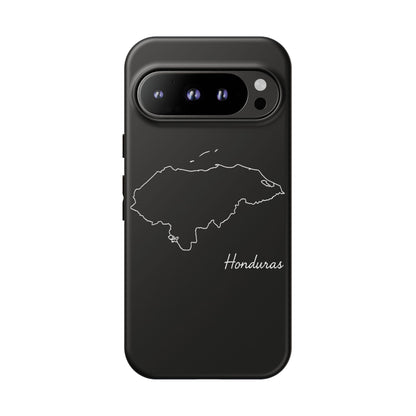 Honduras Outline Phone Case – Minimal Country Map Tough Case (iPhone, Samsung, Pixel)
