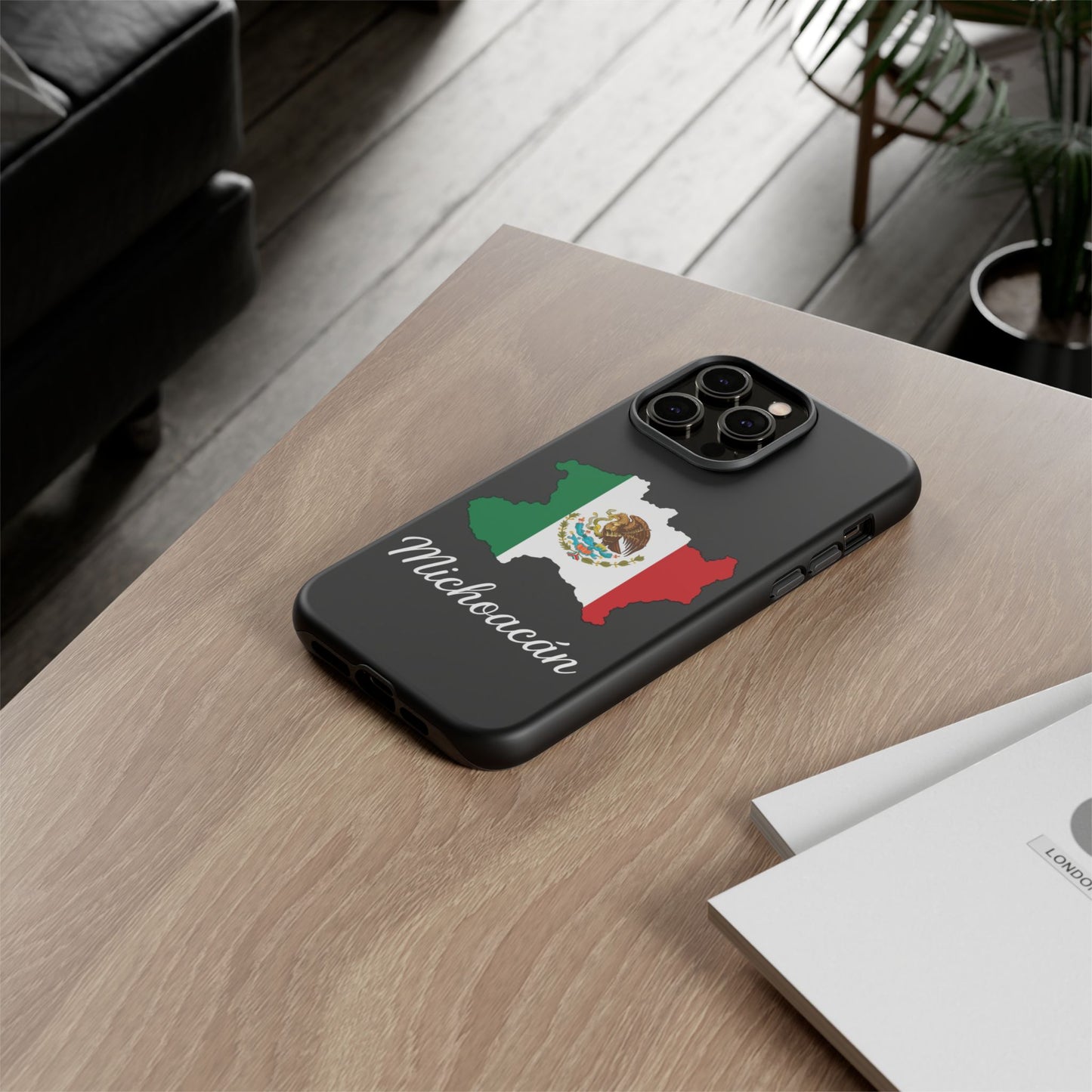 Michoacán Mexico Flag Map Phone Case | Mexican American Pride Tough Case for iPhone & Samsung