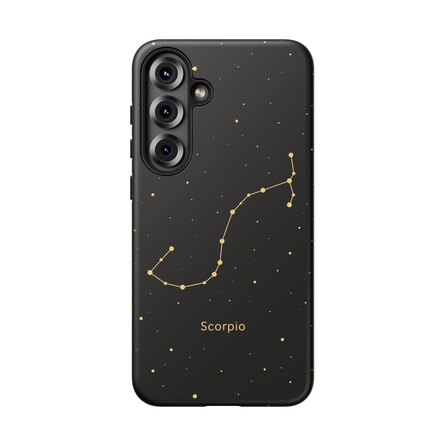 Scorpio Zodiac Constellation Phone Case – Luxe Gold Celestial Cover