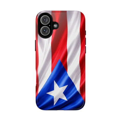 Puerto Rico Flag Phone Case | Boricua Pride Tough Case | Puerto Rican Flag Protective Cover for iPhone & Samsung