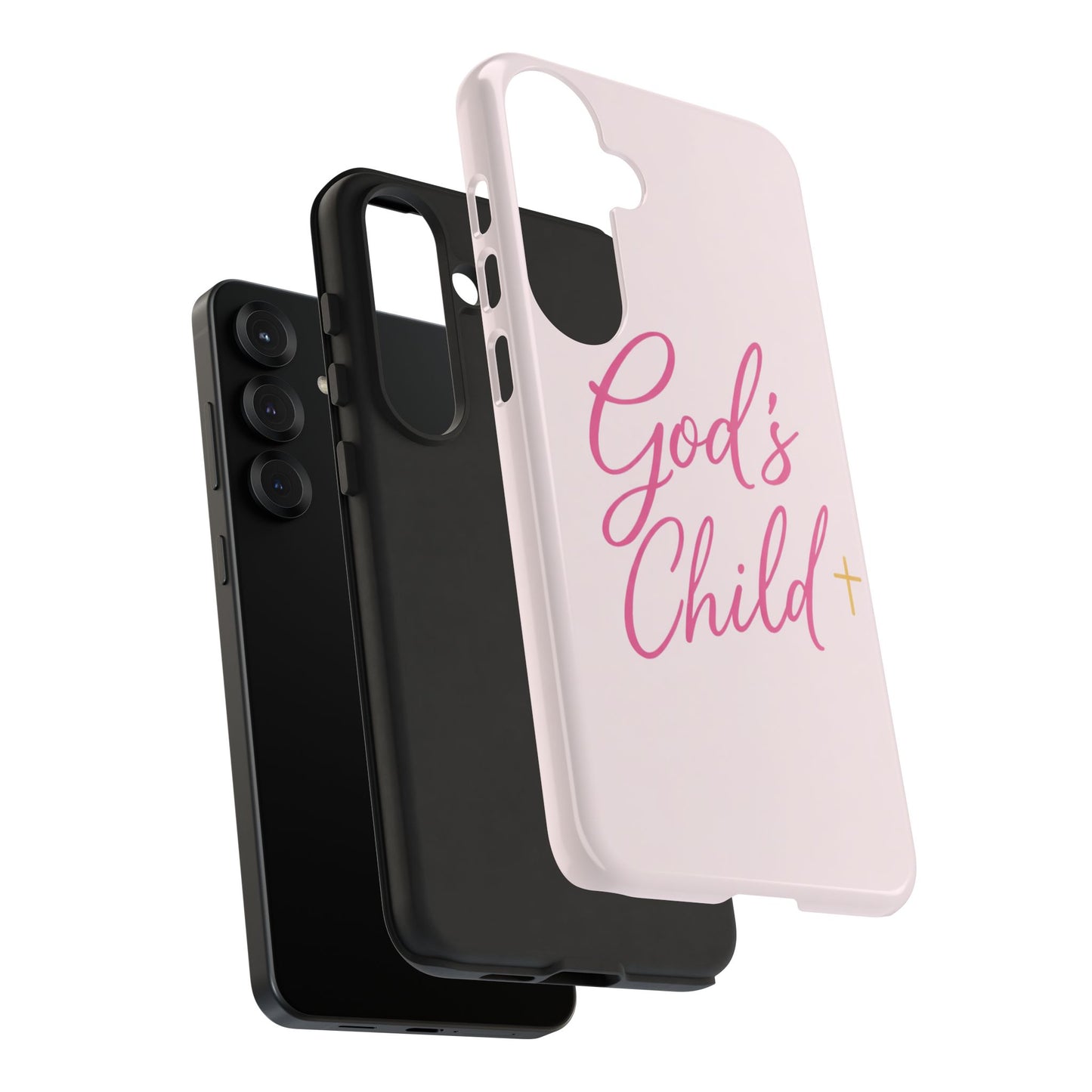 Gods Child Phone Case Christian Pink Aesthetic Tough iPhone Case