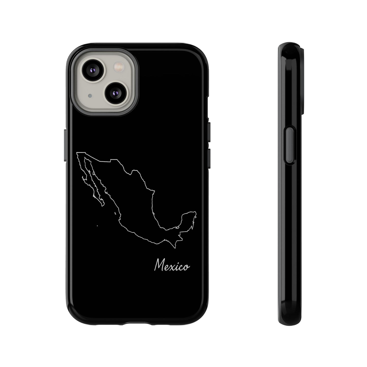 Mexico Outline Phone Case – Minimal Country Map Tough Case (iPhone, Samsung, Pixel)