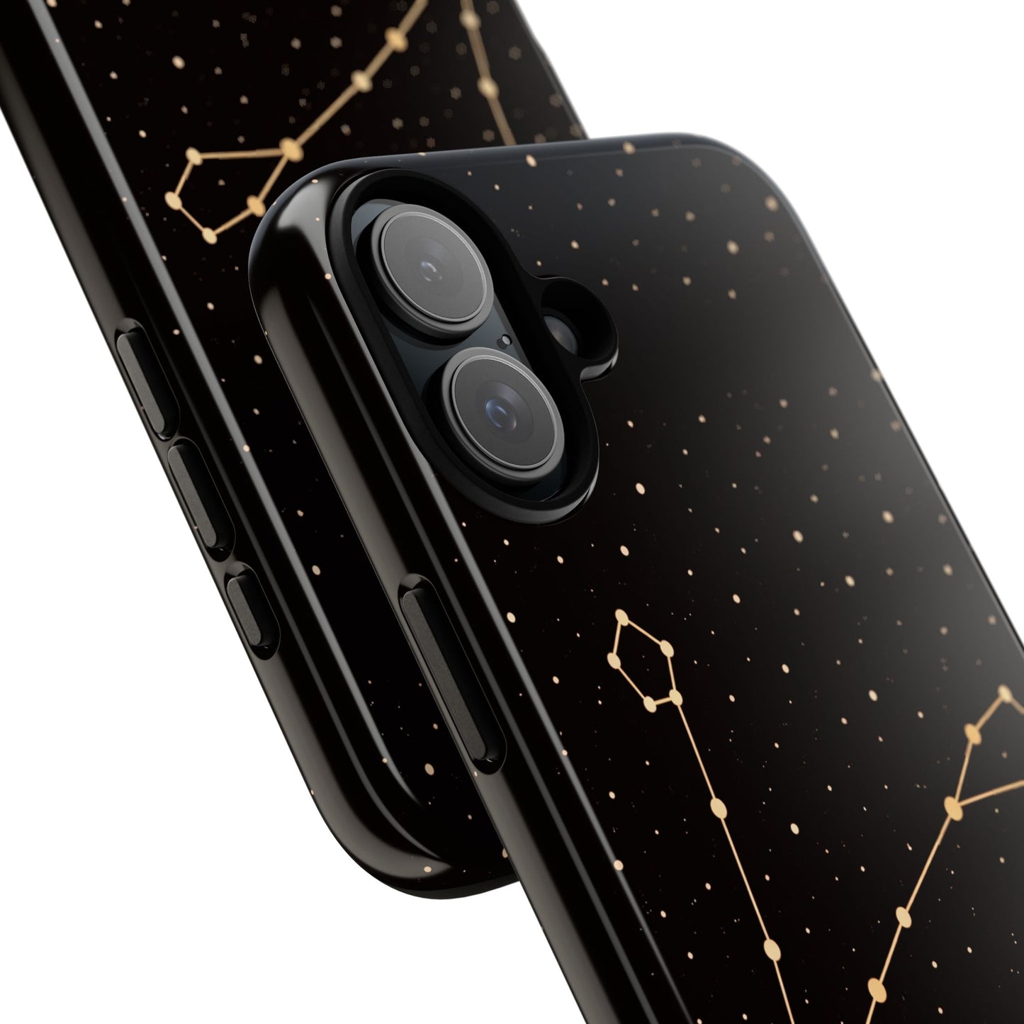 Pisces Zodiac Constellation Phone Case – Luxe Gold Celestial Cover