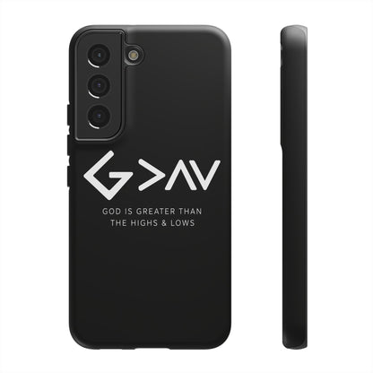 God Is Greater Than The Highs & Lows G>∧∨ Christian Phone Case
