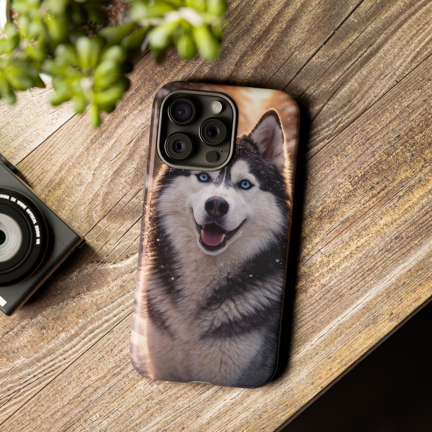 Siberian Husky Tough Phone Case | Blue Eyes Dog Cover Protective iPhone Case