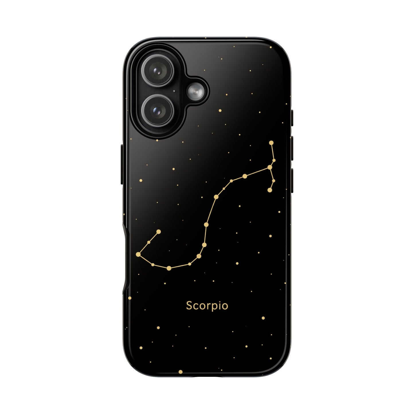Scorpio Zodiac Constellation Phone Case – Luxe Gold Celestial Cover