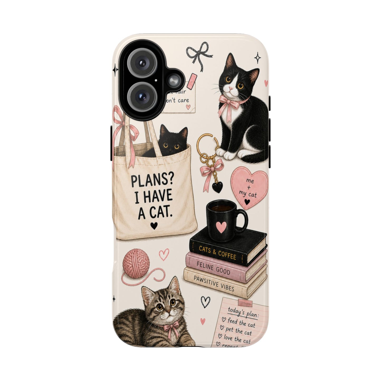 Cat Lover Phone Case | Plans? I Have A Cat Cute Aesthetic Cover