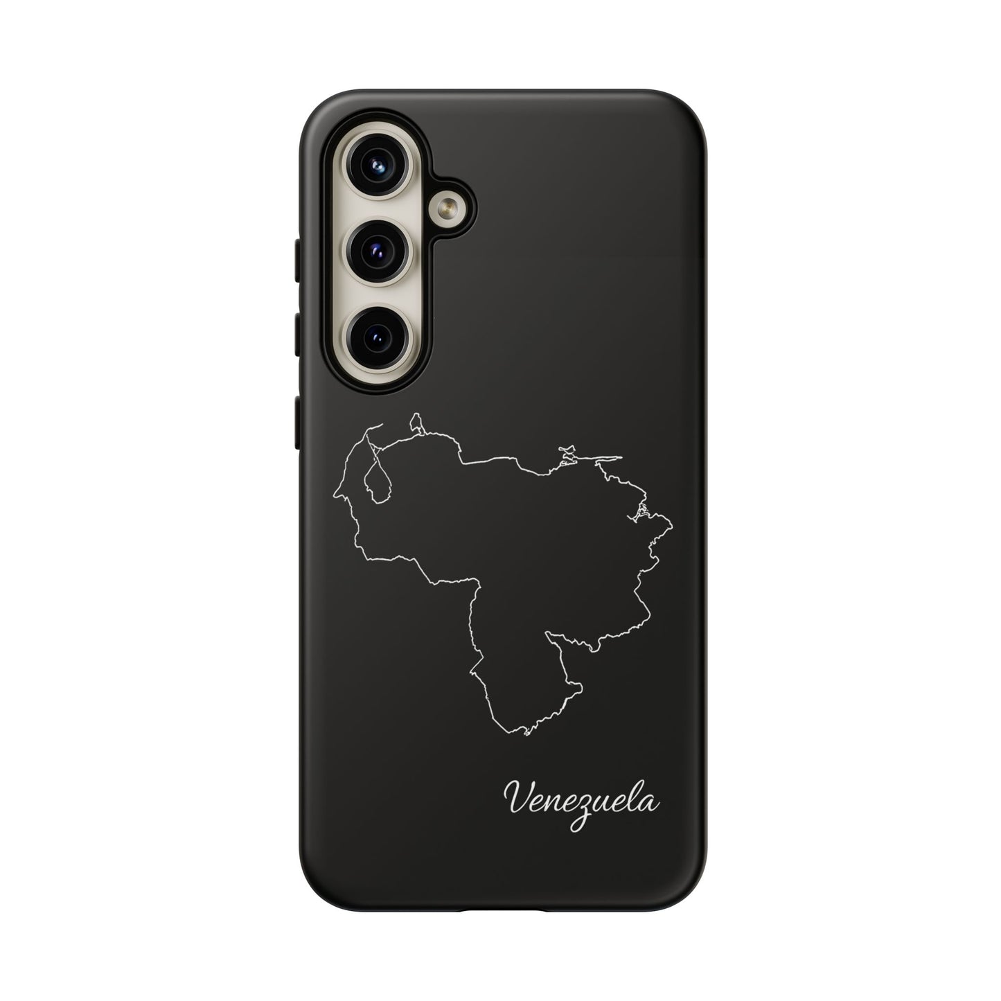 Venezuela Outline Phone Case – Minimal Country Map Tough Case (iPhone, Samsung, Pixel)