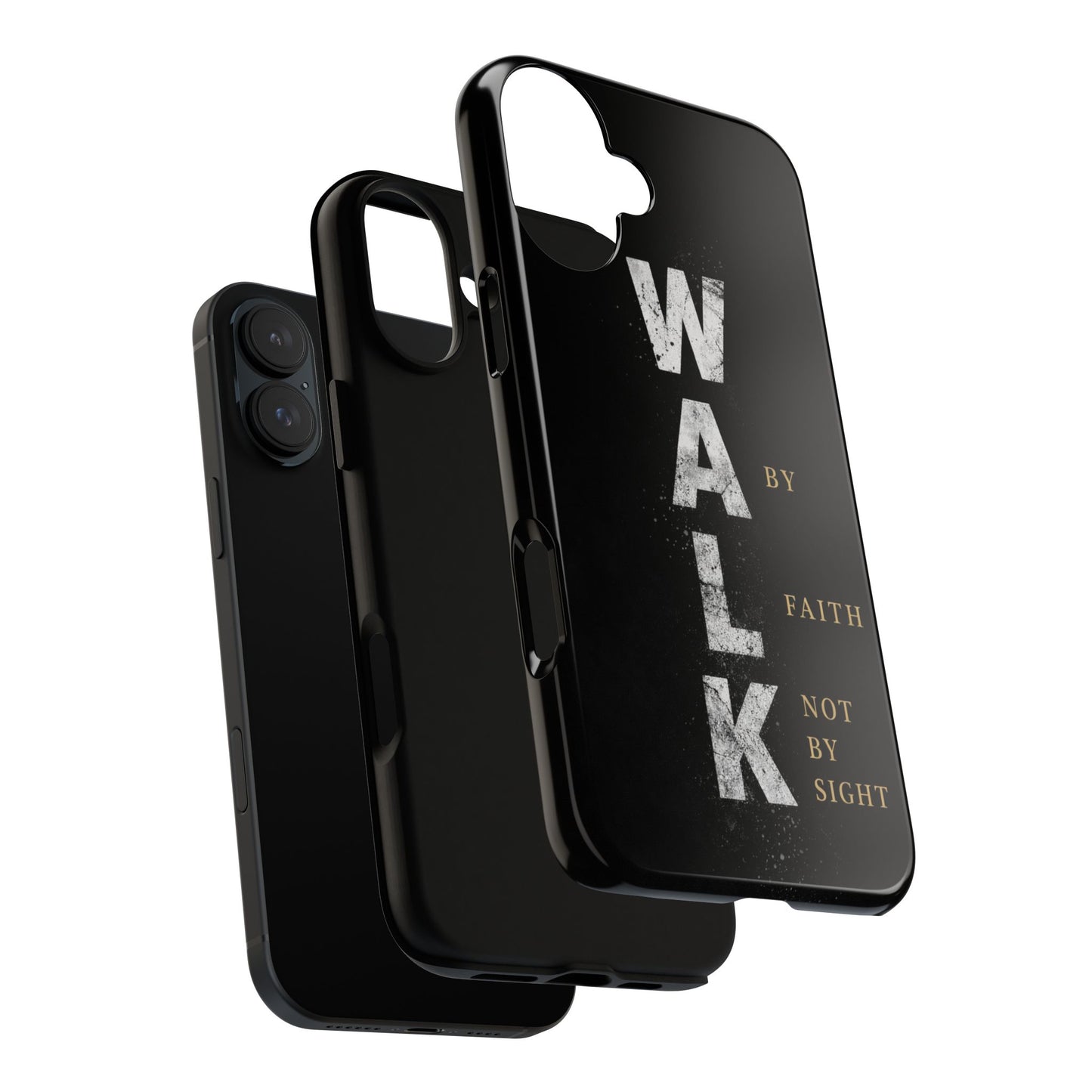 Walk by Faith Not by Sight Christian Phone Case Bible Verse Faith Cover