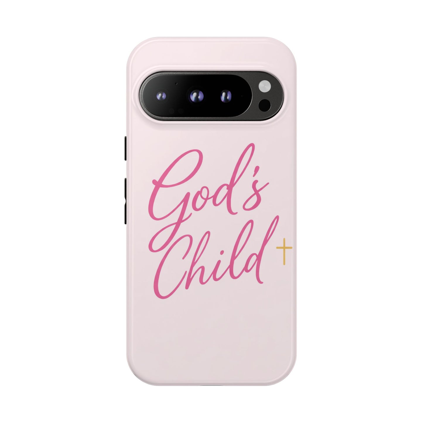 Gods Child Phone Case Christian Pink Aesthetic Tough iPhone Case