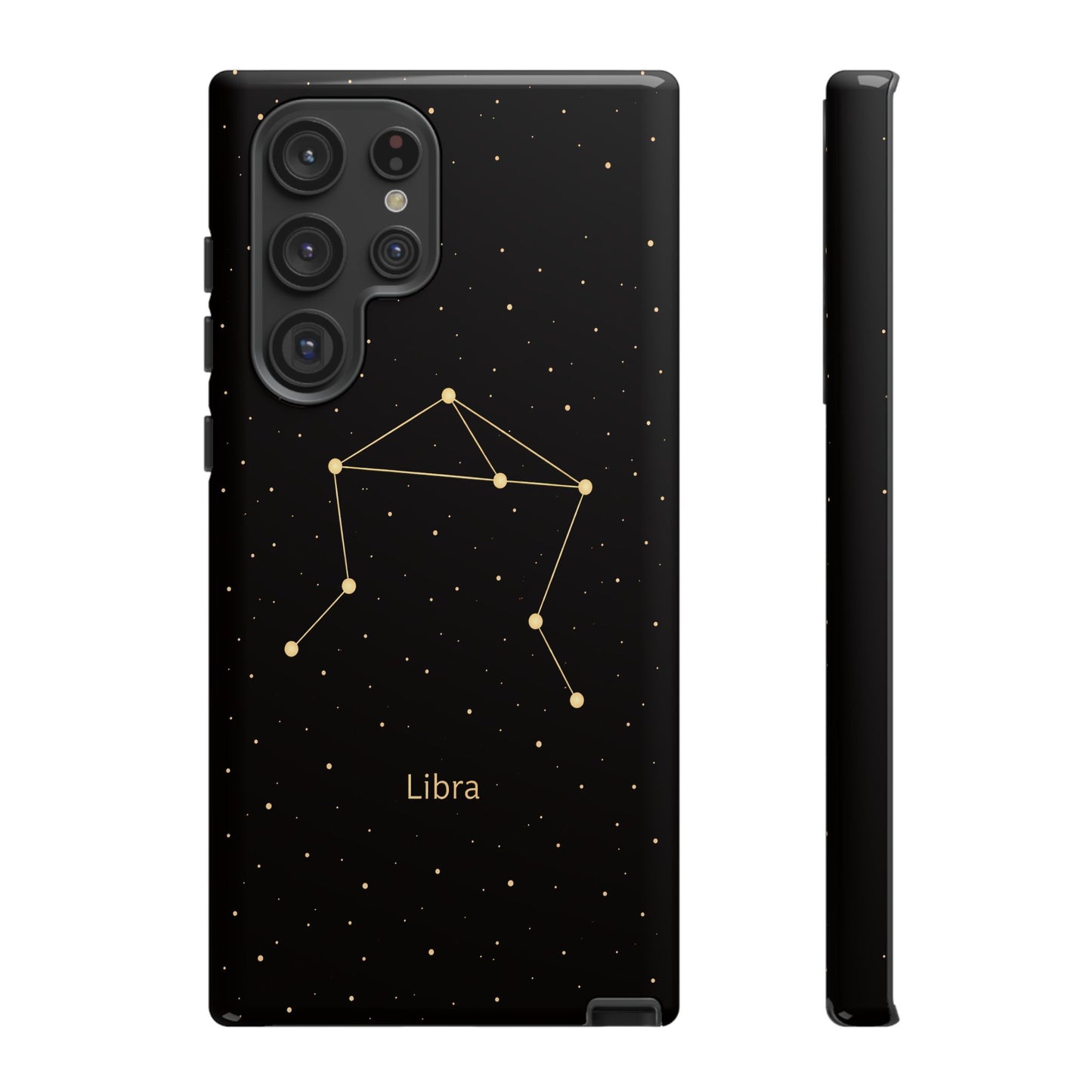Libra Zodiac Constellation Phone Case – Luxe Gold Celestial Cover