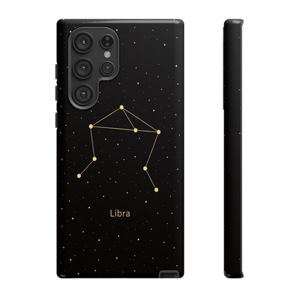 Libra Zodiac Constellation Phone Case – Luxe Gold Celestial Cover