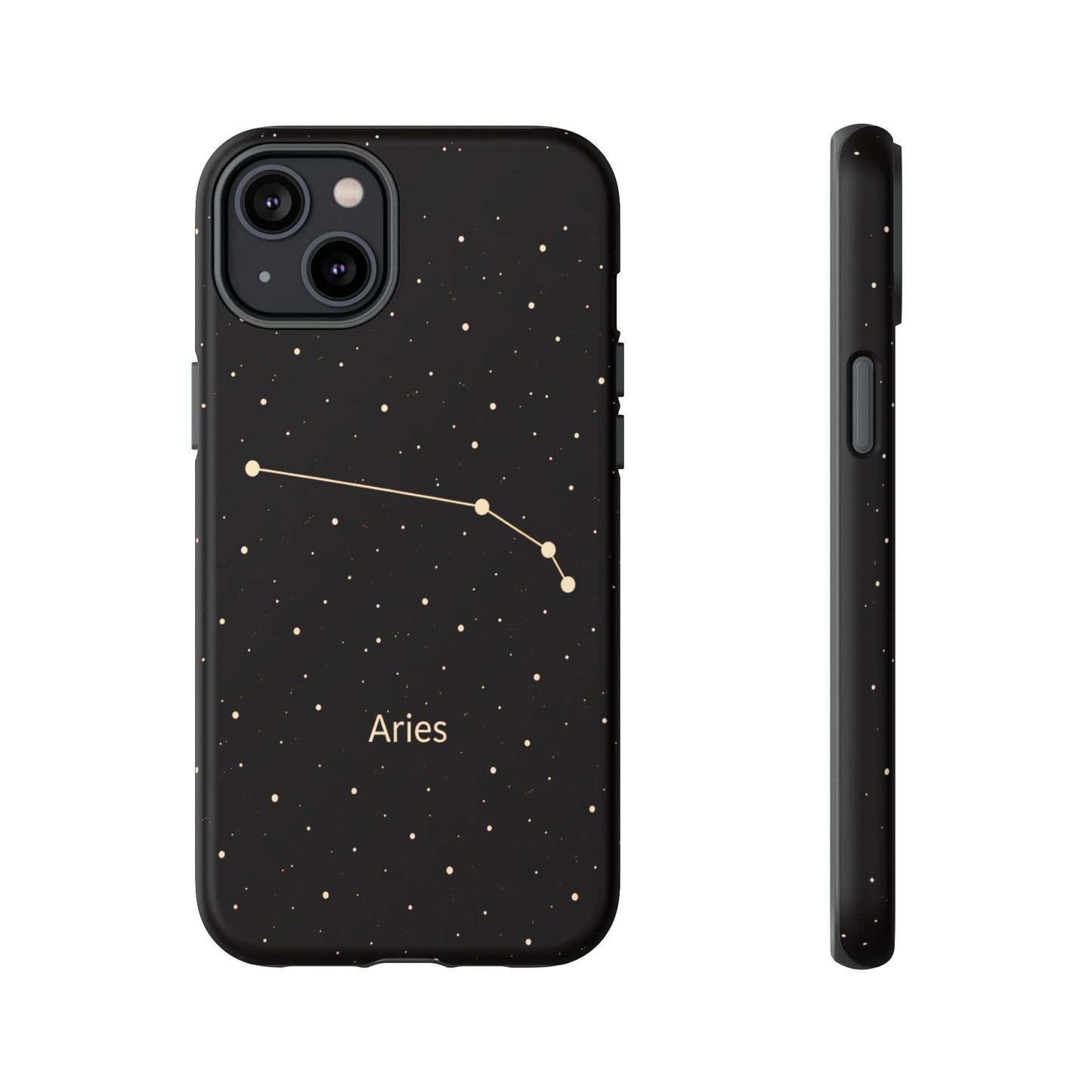 Aries Zodiac Constellation Phone Case – Luxe Gold Celestial Cover