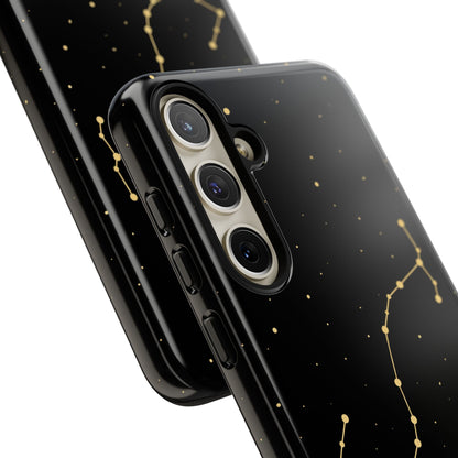 Scorpio Zodiac Constellation Phone Case – Luxe Gold Celestial Cover