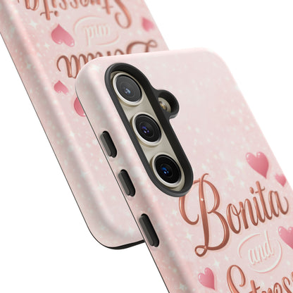 Bonita Stressita Phone Case Cute Latina Aesthetic Pink Coquette Case
