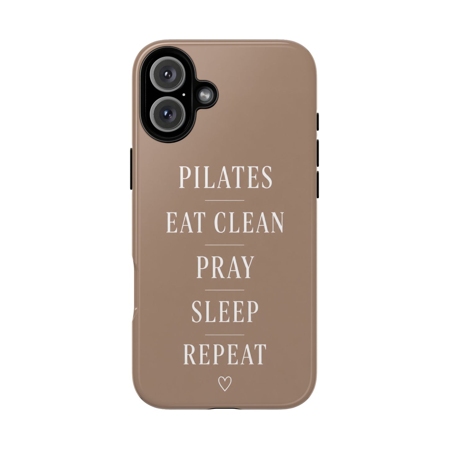 Pilates Phone Case | Eat Clean Pray Sleep Repeat Aesthetic | Wellness Girl Gift