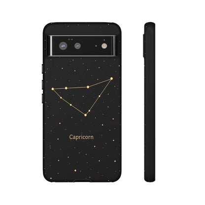Capricorn Zodiac Constellation Phone Case – Luxe Gold Celestial Cover