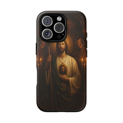 San Judas Phone Case Saint Jude Catholic Saint Religious Art Portrait Tough