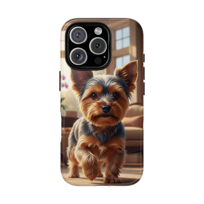 Yorkshire Terrier Phone Case – Cute Yorkie Puppy Tough Case (iPhone, Samsung, Pixel)