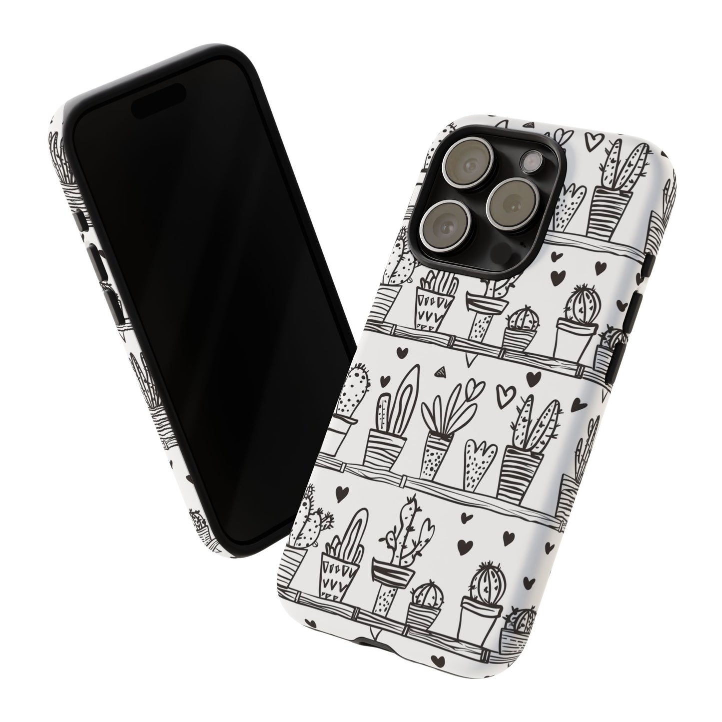 Cactus Succulent Phone Case Cute Plant Aesthetic iPhone Samsung Cover