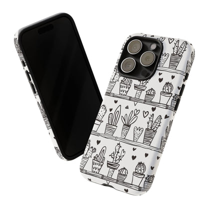 Cactus Succulent Phone Case Cute Plant Aesthetic iPhone Samsung Cover