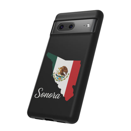 Sonora Mexico Flag Map Phone Case | Mexican American Pride Tough Case for iPhone & Samsung