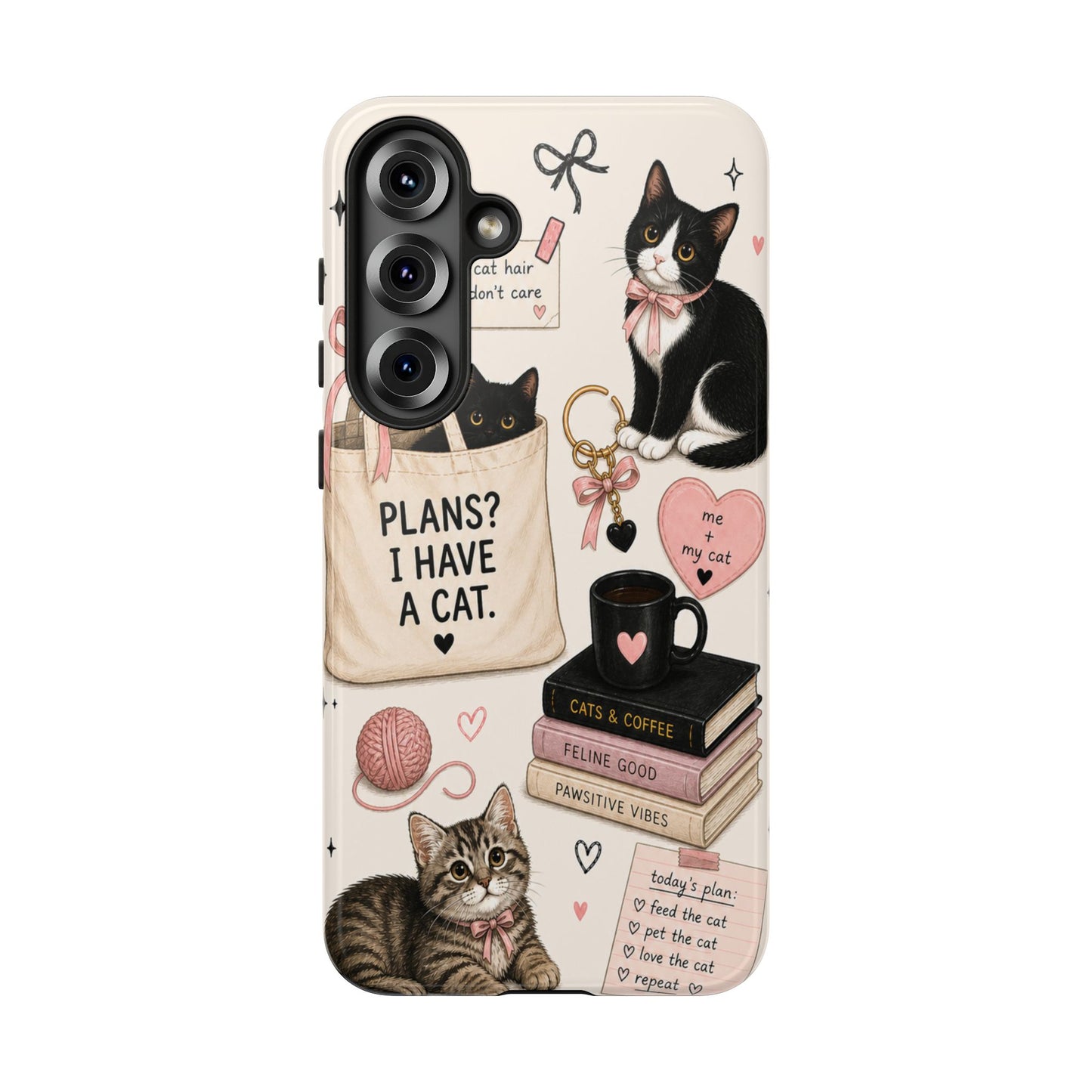 Cat Lover Phone Case | Plans? I Have A Cat Cute Aesthetic Cover