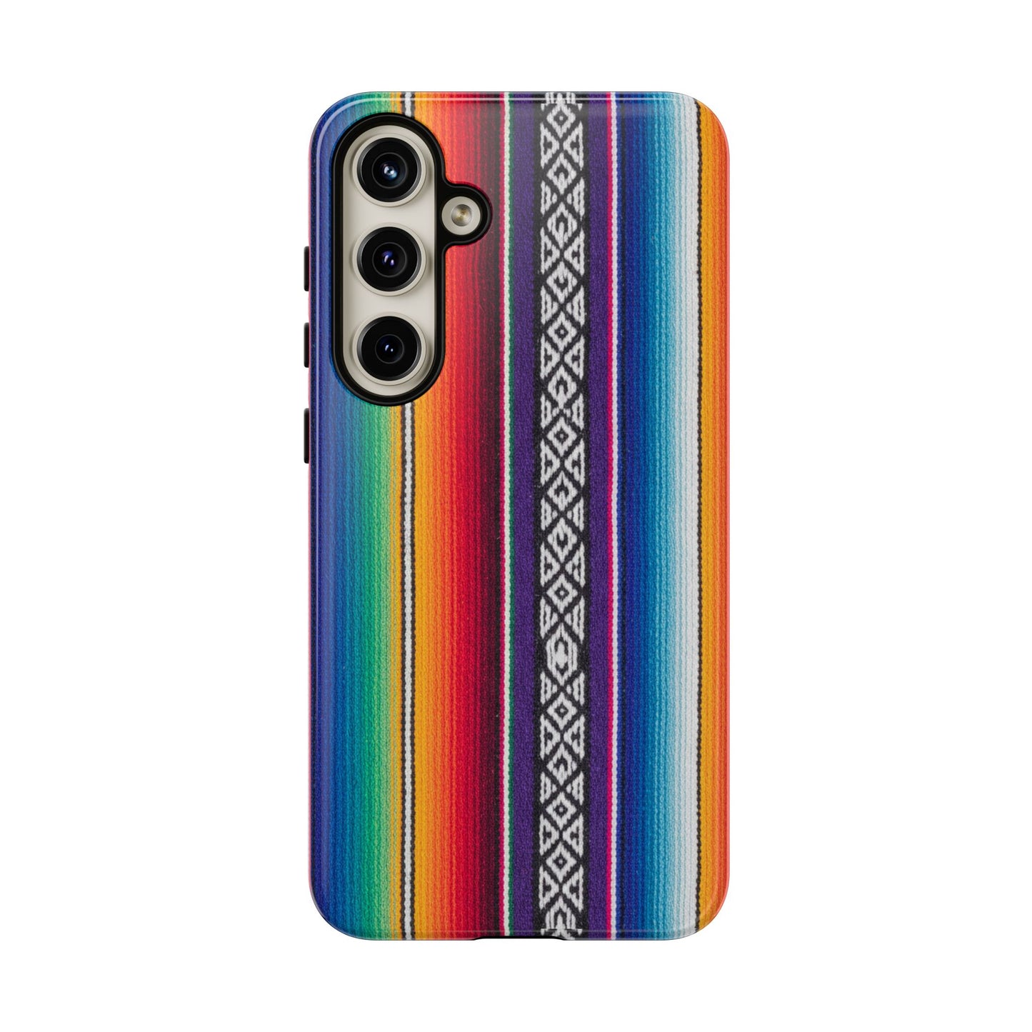 Serape Stripe Phone Case – Colorful Mexican Blanket Pattern Tough Case