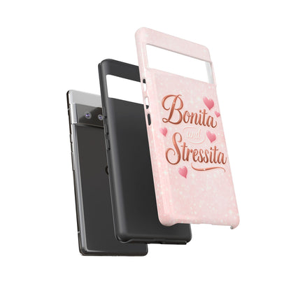 Bonita Stressita Phone Case Cute Latina Aesthetic Pink Coquette Case