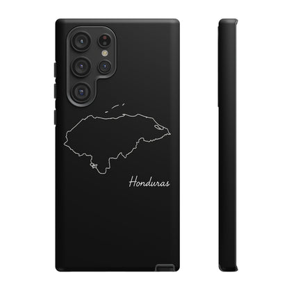 Honduras Outline Phone Case – Minimal Country Map Tough Case (iPhone, Samsung, Pixel)