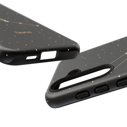 Taurus Zodiac Constellation Phone Case – Luxe Gold Celestial Cover