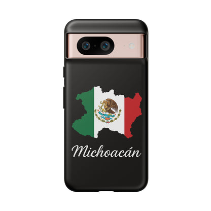 Michoacán Mexico Flag Map Phone Case | Mexican American Pride Tough Case for iPhone & Samsung