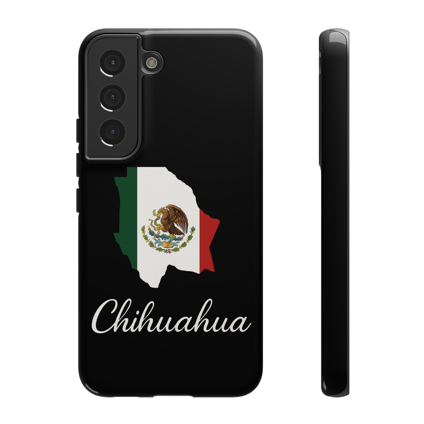 Chihuahua Mexico Flag Map Phone Case | Mexican American Pride Tough Case for iPhone & Samsung