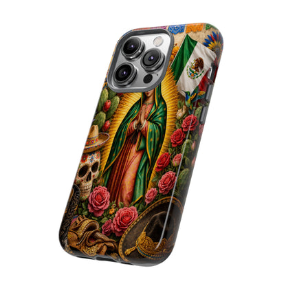 Virgen de Guadalupe Phone Case Mexican Floral iPhone Samsung Pixel Case
