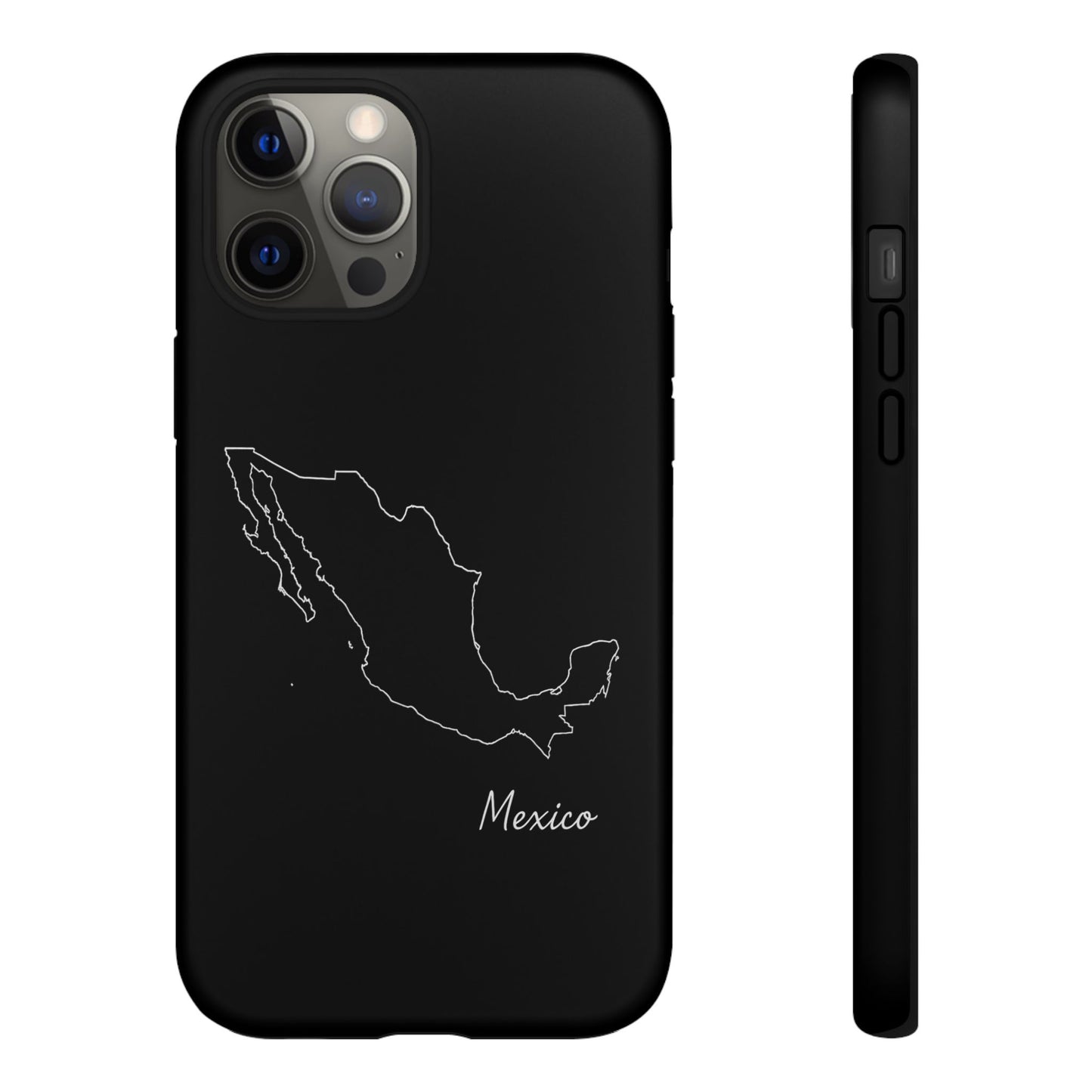 Mexico Outline Phone Case – Minimal Country Map Tough Case (iPhone, Samsung, Pixel)